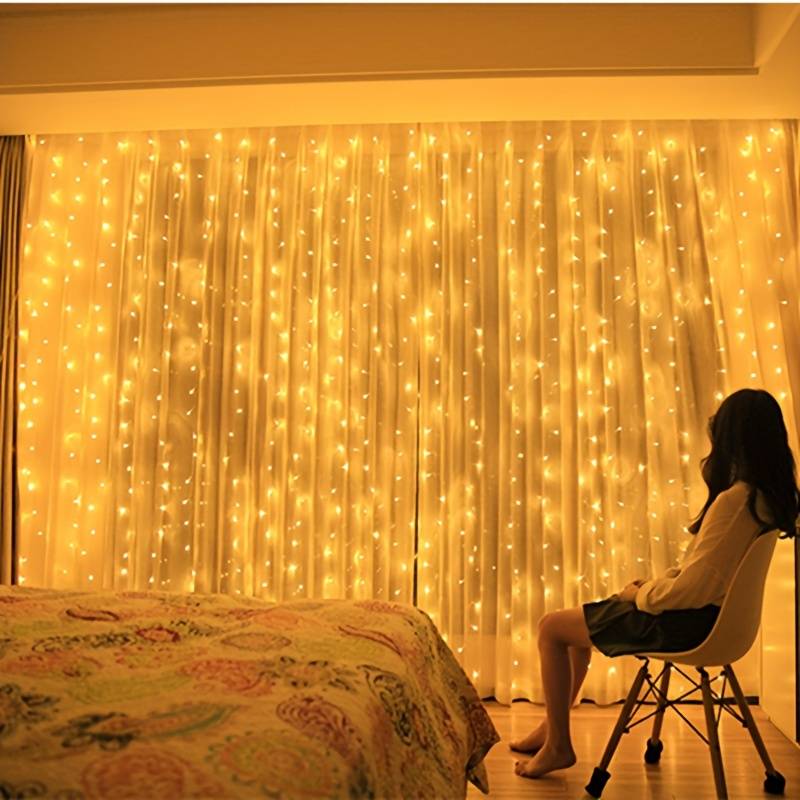 Luces LED guirnalda Efecto Cortina