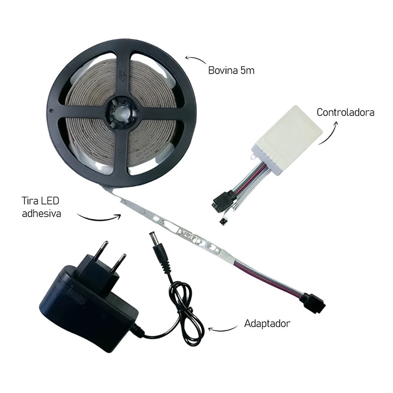 Tiras LED 5m para exterior Ventronik