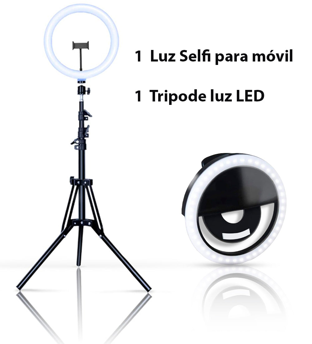 TRÍPODE LED PRO+ LUZ LED MÓVIL (2ºunidad 30%) - Main Image